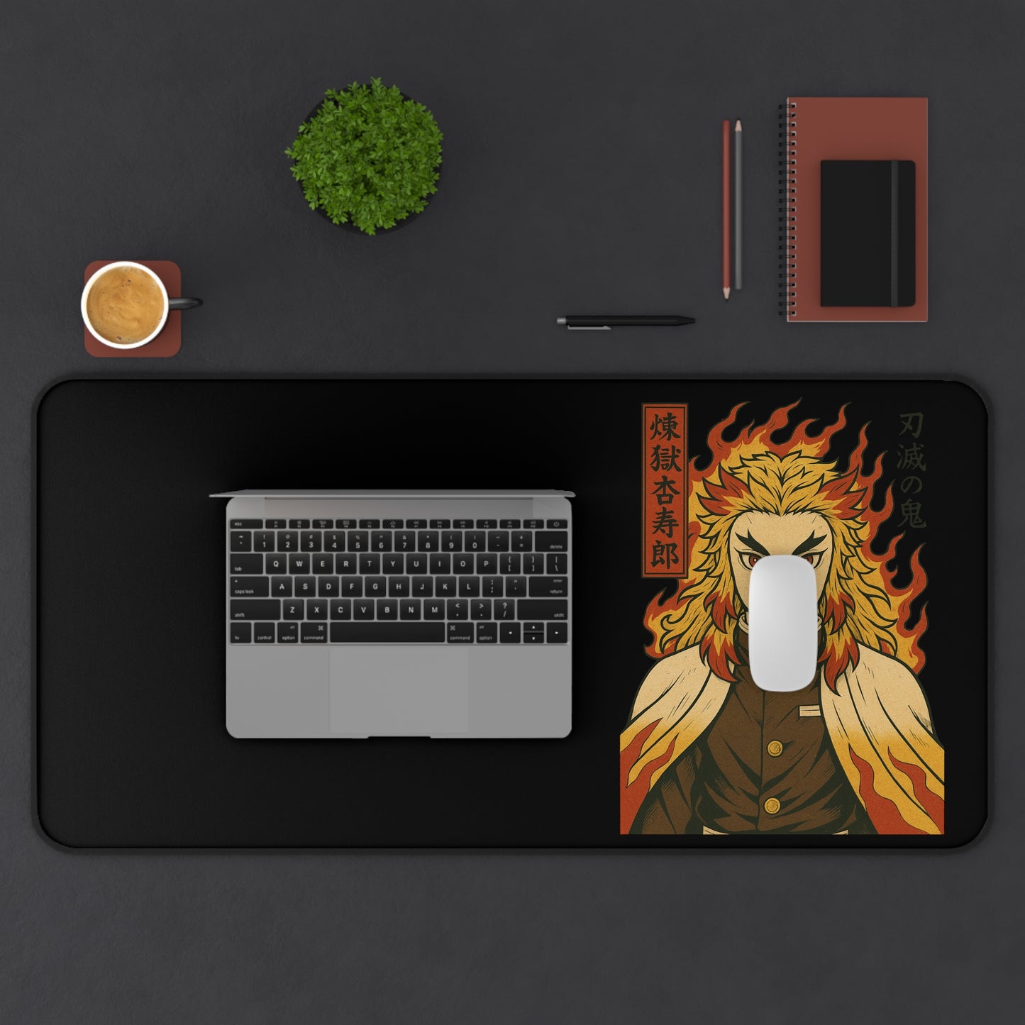 Anime Kyojuro Rengoku Desk Mat