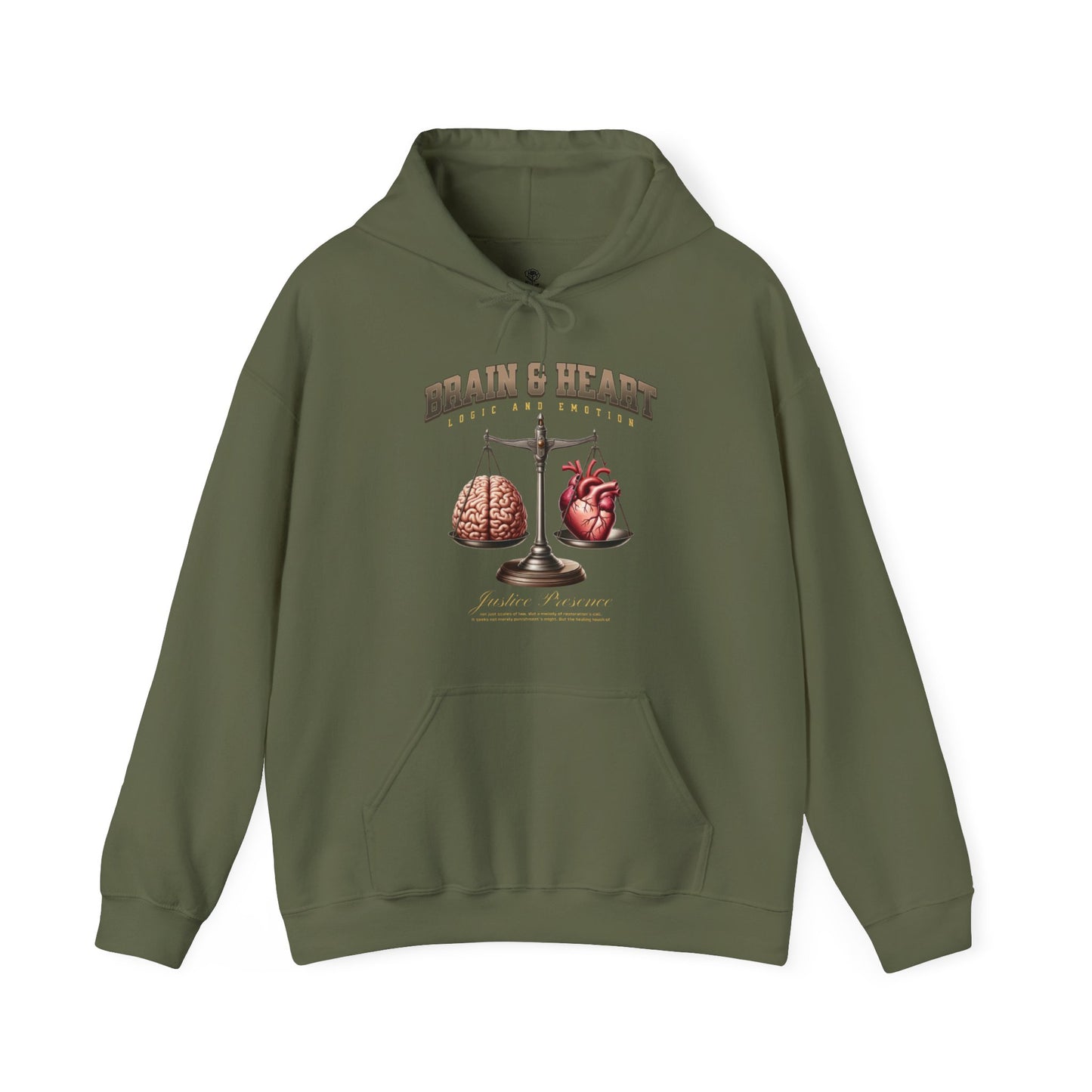 Brain and Heart Unisex Hoodie