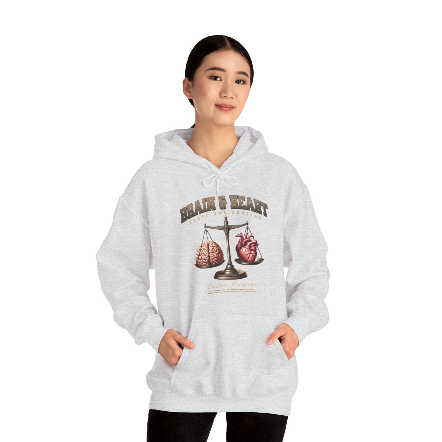 Brain and Heart Unisex Hoodie