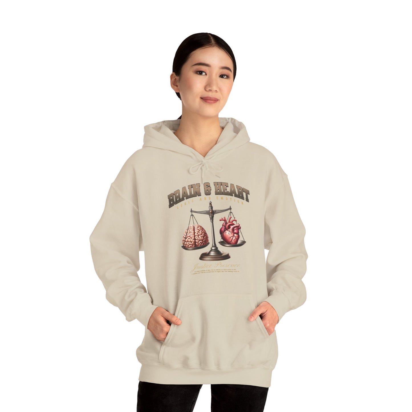 Brain and Heart Unisex Hoodie