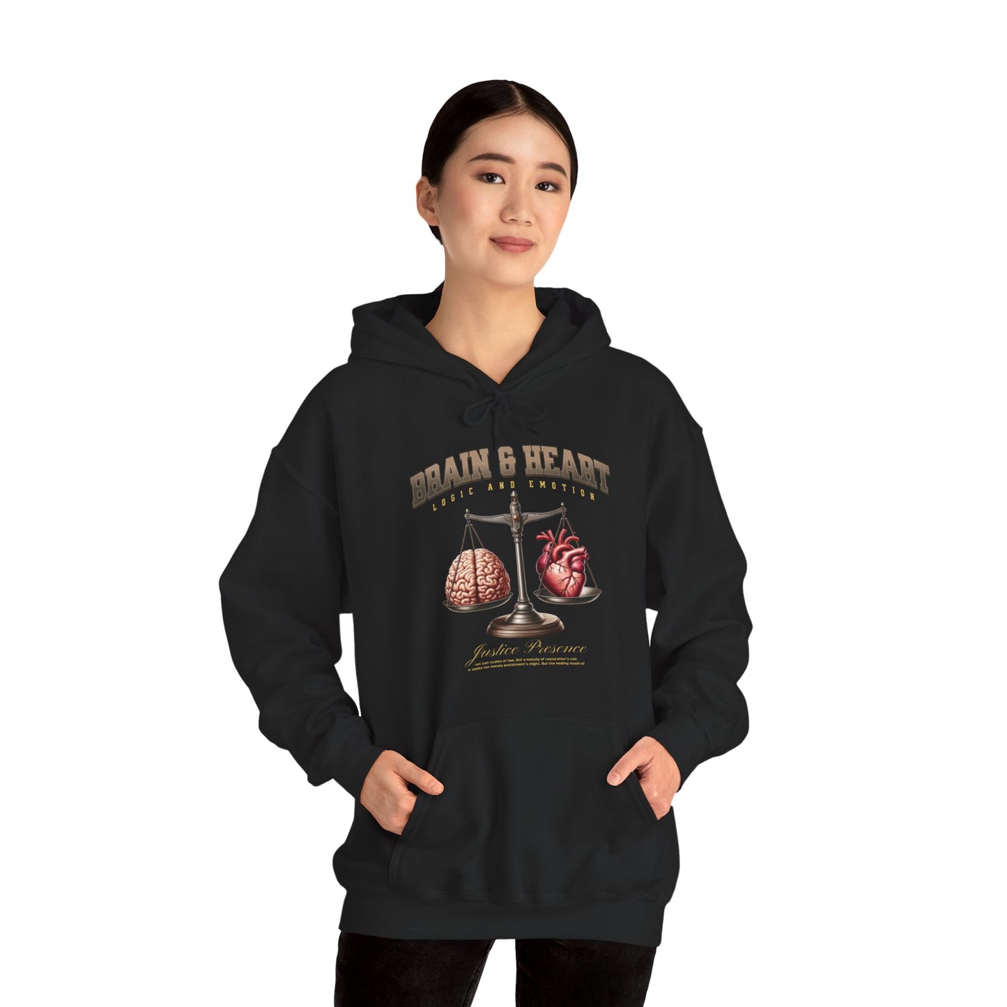 Brain and Heart Unisex Hoodie