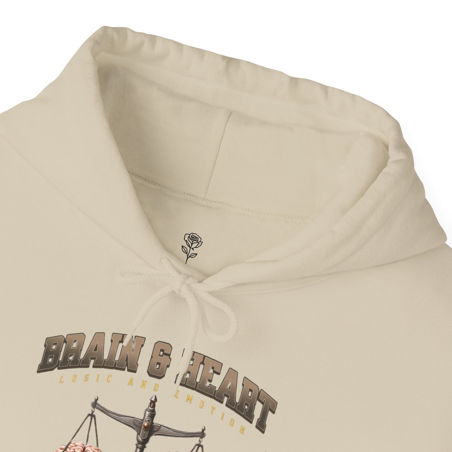 Brain and Heart Unisex Hoodie