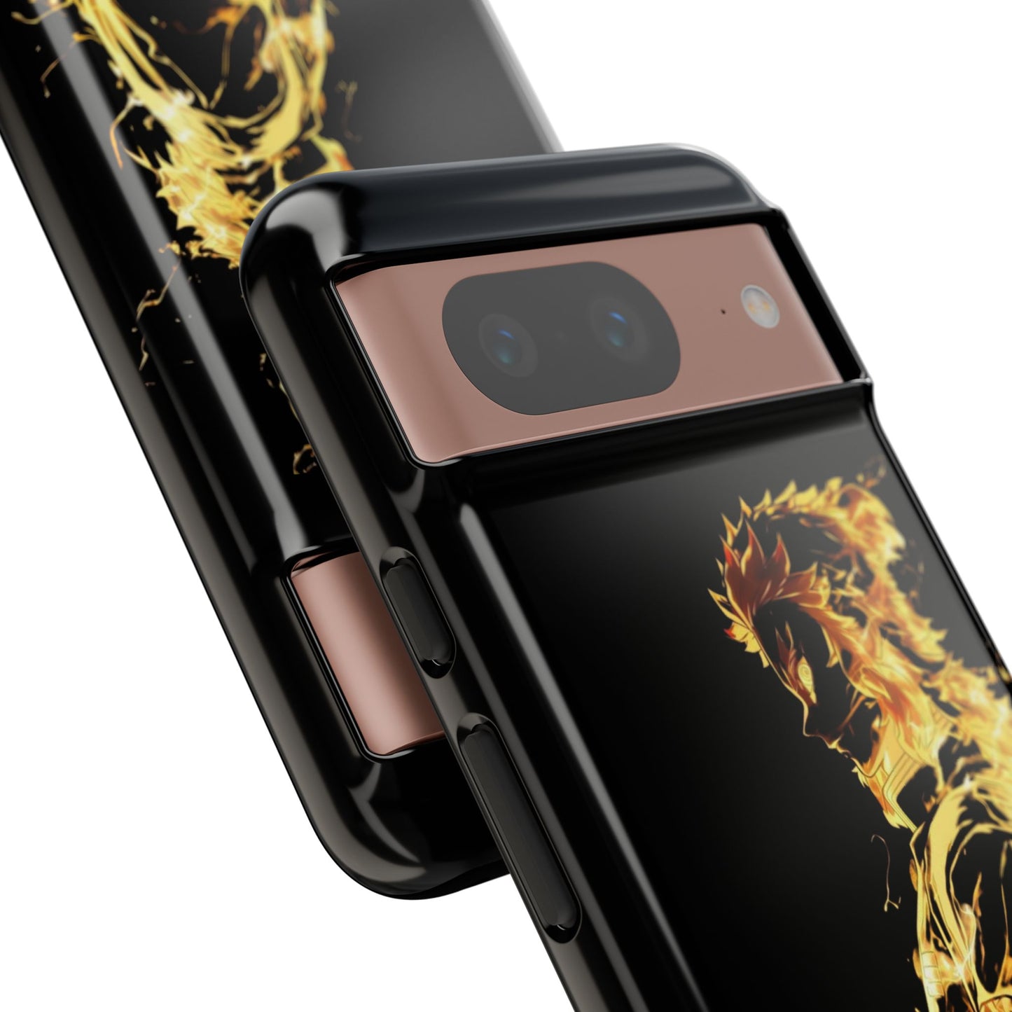 Phone Case - Demon Slayer Rengoku Flame Design Tough Case