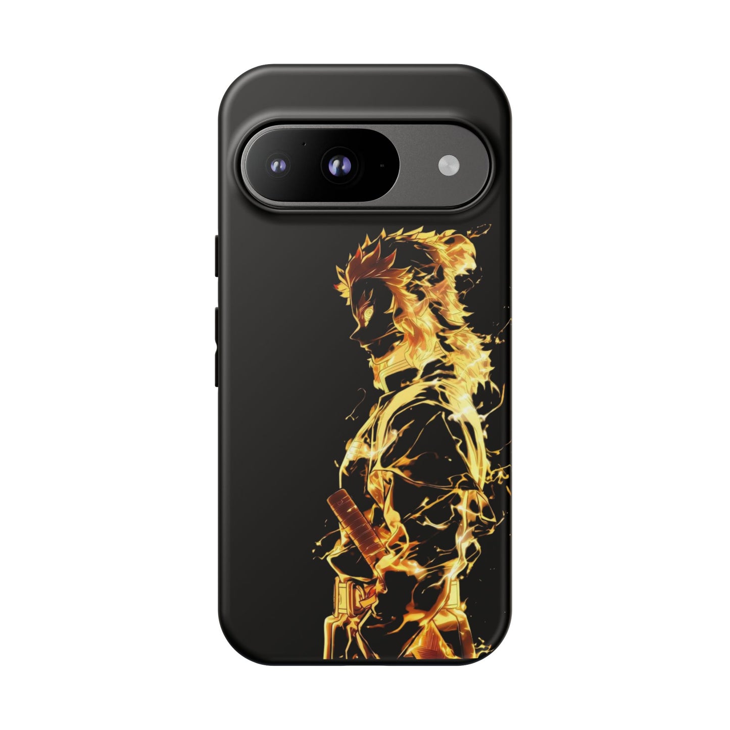 Phone Case - Demon Slayer Rengoku Flame Design Tough Case