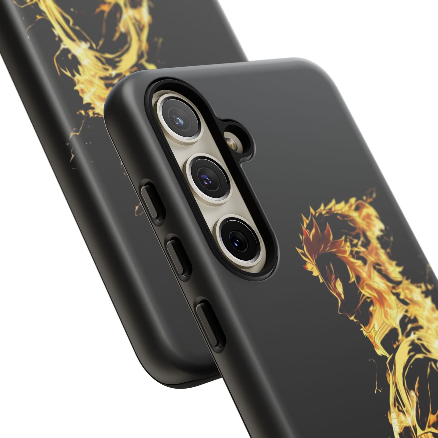 Phone Case - Demon Slayer Rengoku Flame Design Tough Case