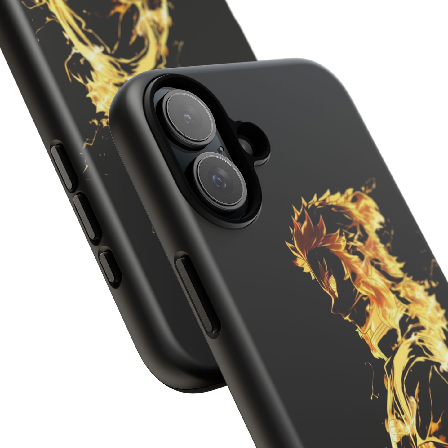 Phone Case - Demon Slayer Rengoku Flame Design Tough Case