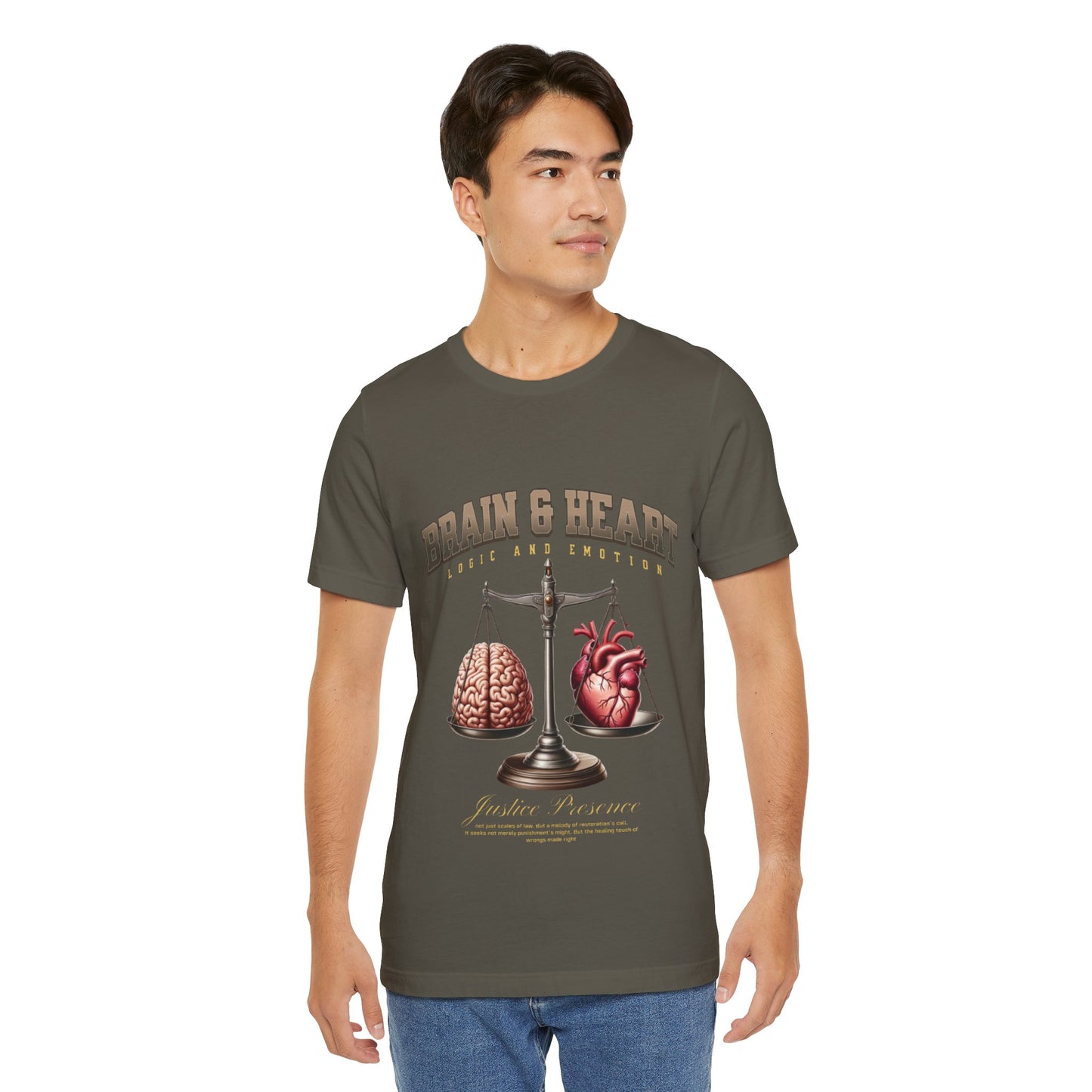 Brain and Heart Unisex T-Shirt