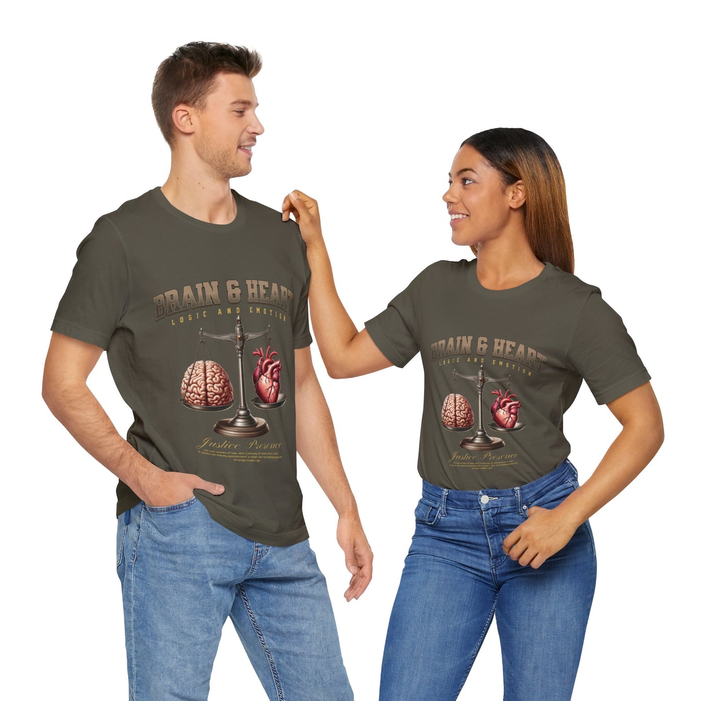 Brain and Heart Unisex T-Shirt