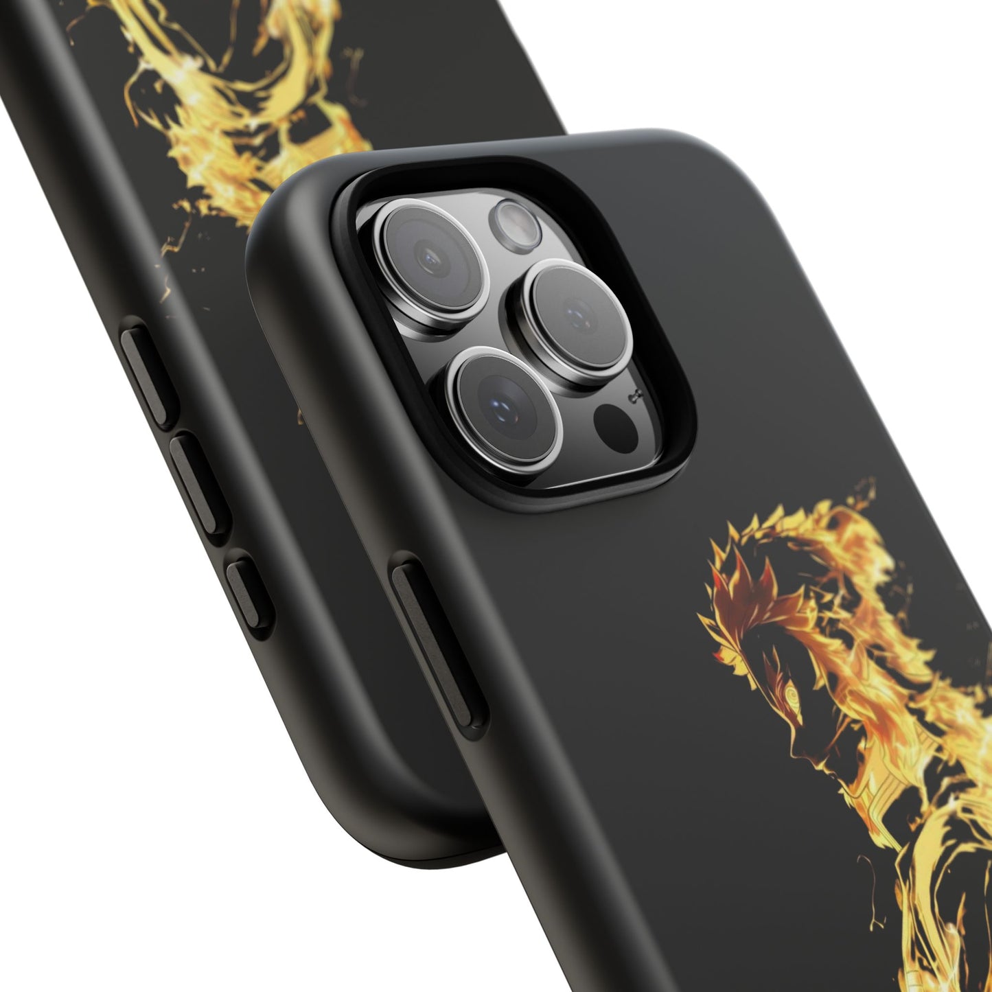 Phone Case - Demon Slayer Rengoku Flame Design Tough Case