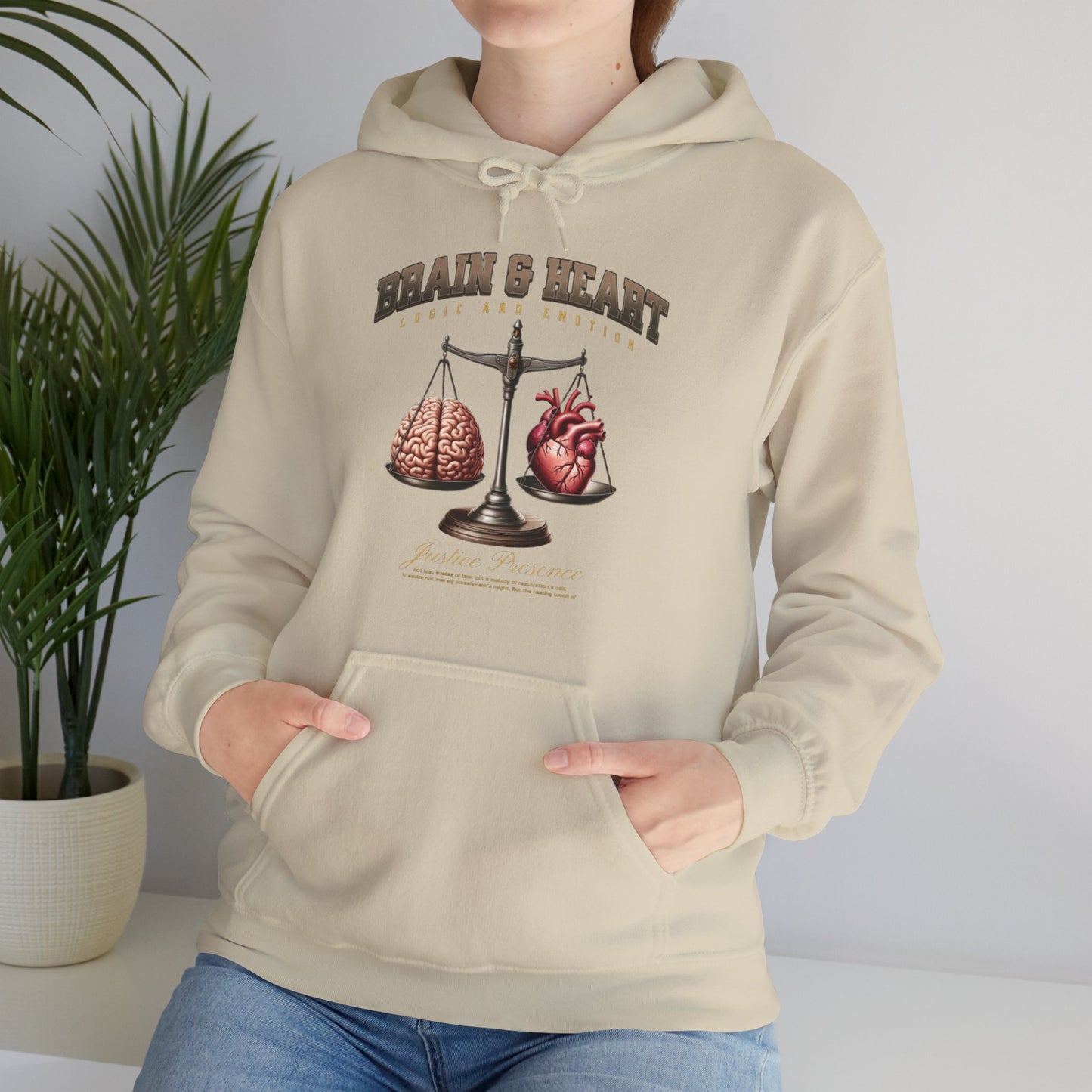 Brain and Heart Unisex Hoodie