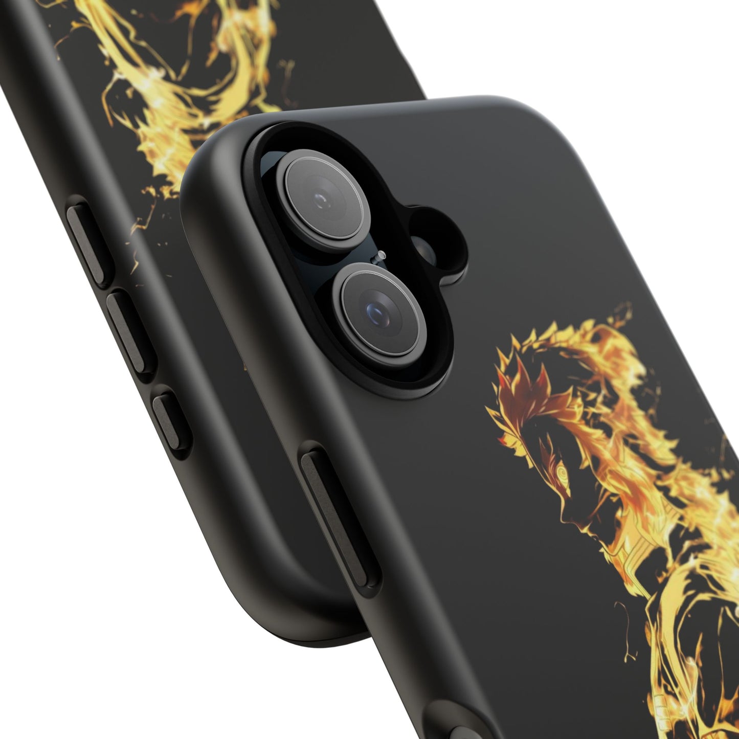 Phone Case - Demon Slayer Rengoku Flame Design Tough Case