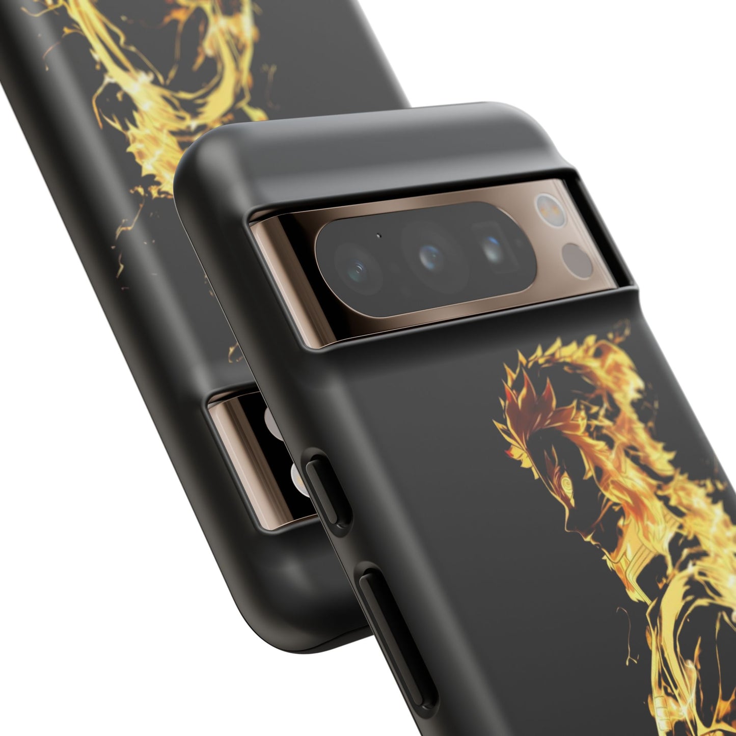 Phone Case - Demon Slayer Rengoku Flame Design Tough Case