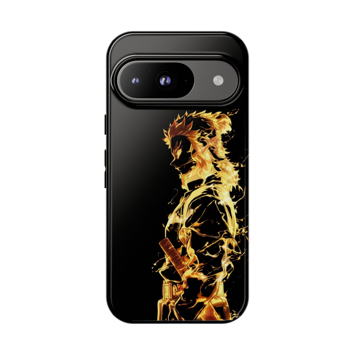 Phone Case - Demon Slayer Rengoku Flame Design Tough Case