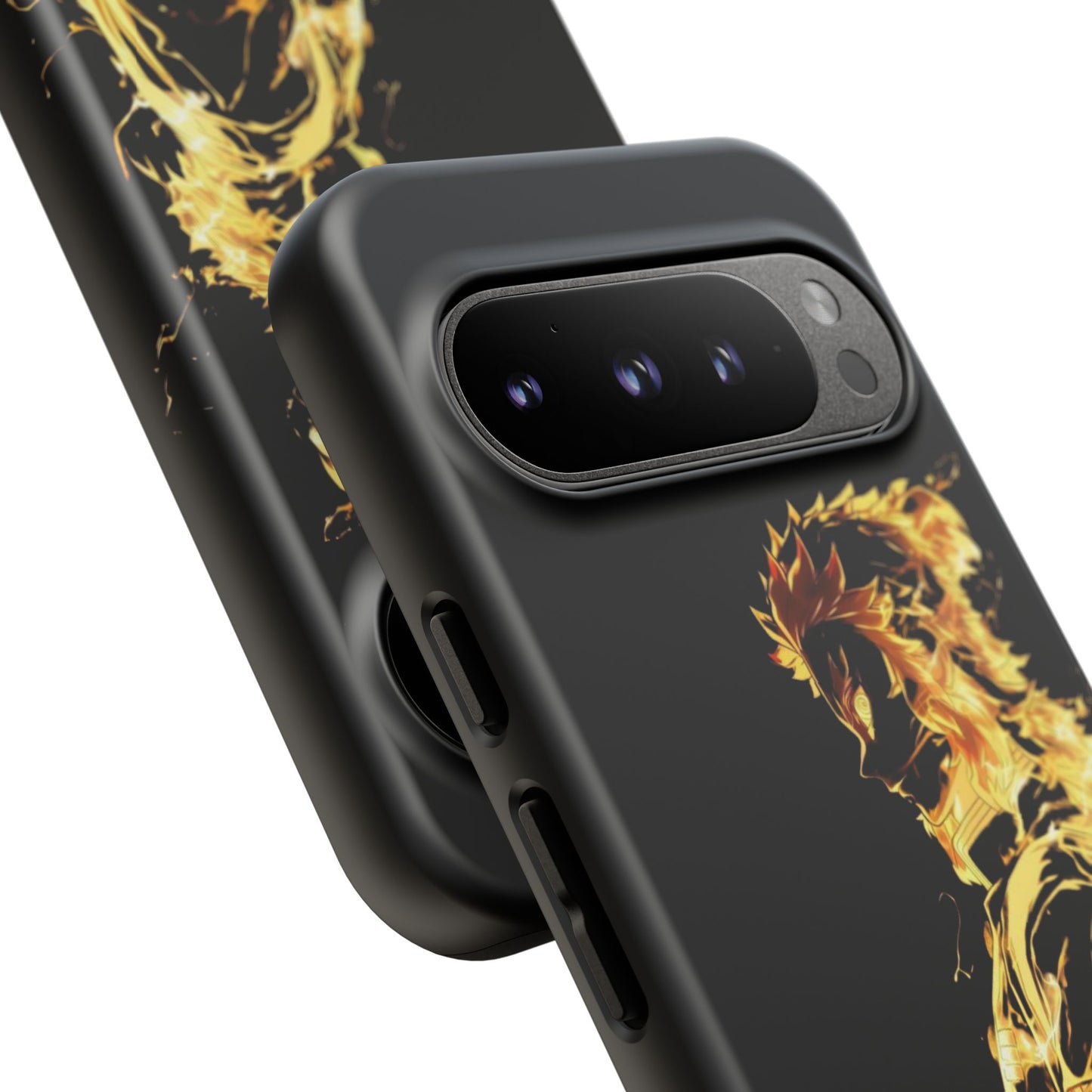 Phone Case - Demon Slayer Rengoku Flame Design Tough Case