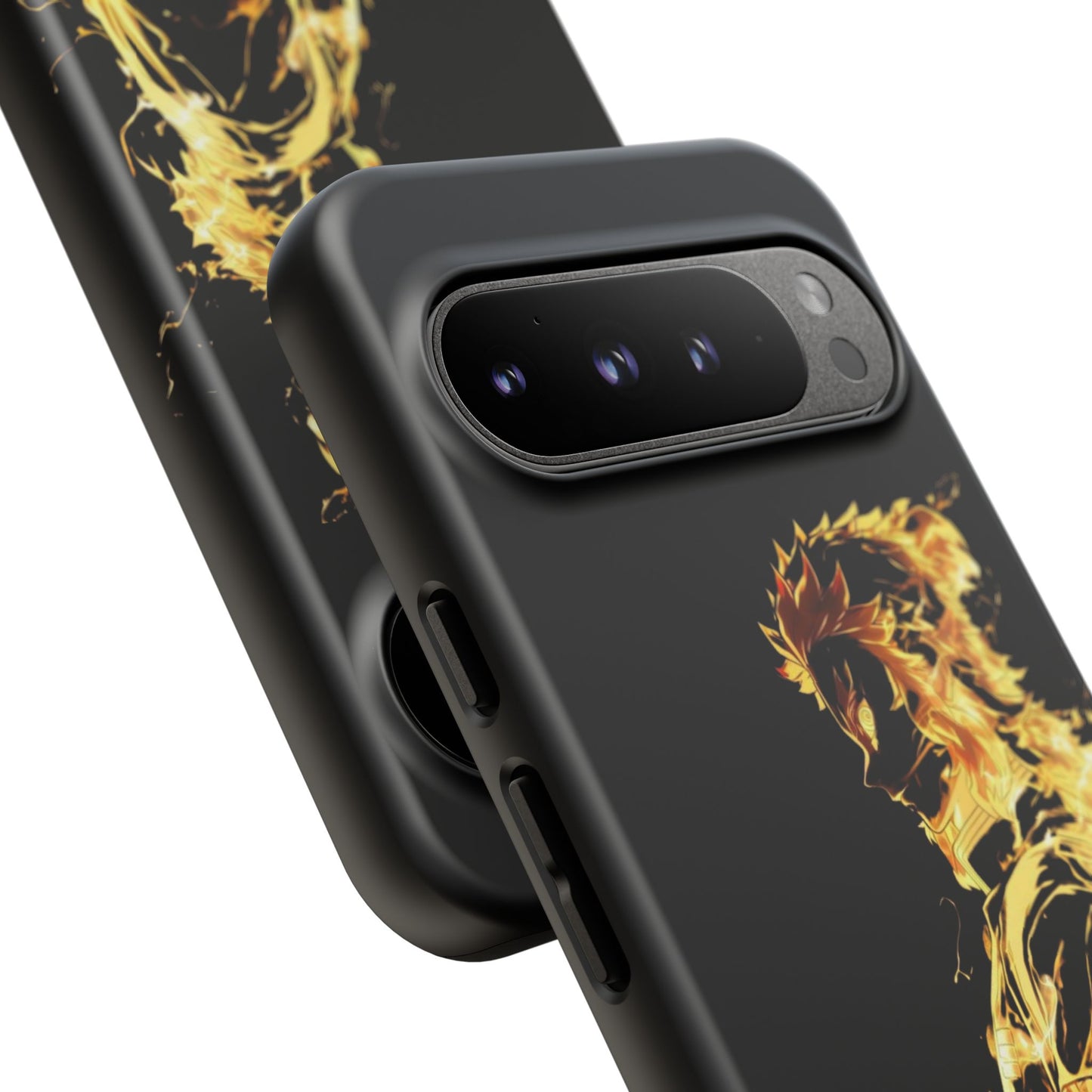 Phone Case - Demon Slayer Rengoku Flame Design Tough Case