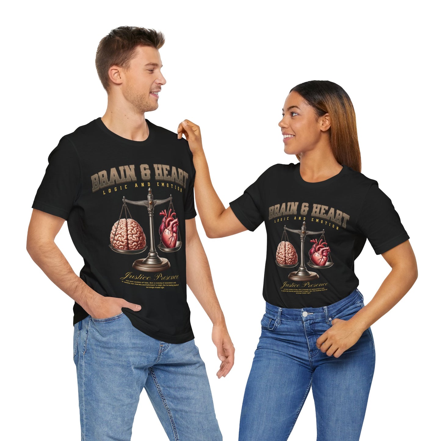 Brain and Heart Unisex T-Shirt
