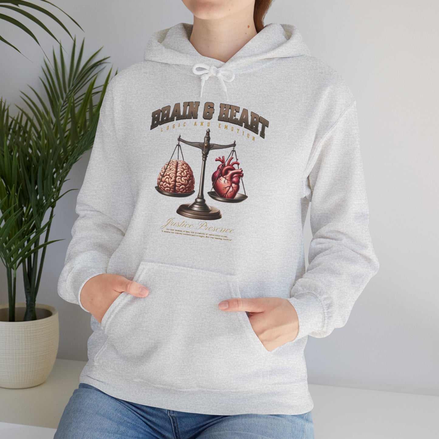 Brain and Heart Unisex Hoodie