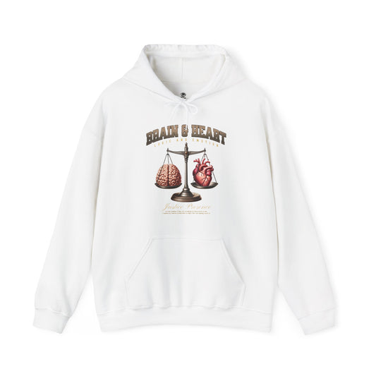 Brain and Heart Unisex Hoodie