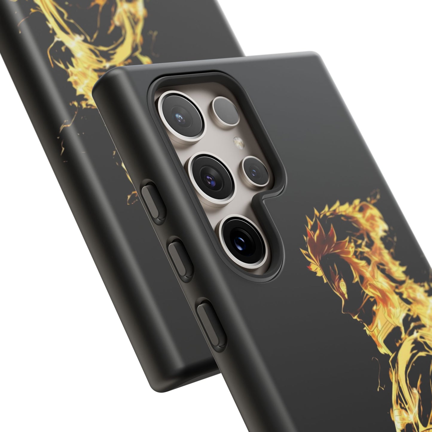 Phone Case - Demon Slayer Rengoku Flame Design Tough Case