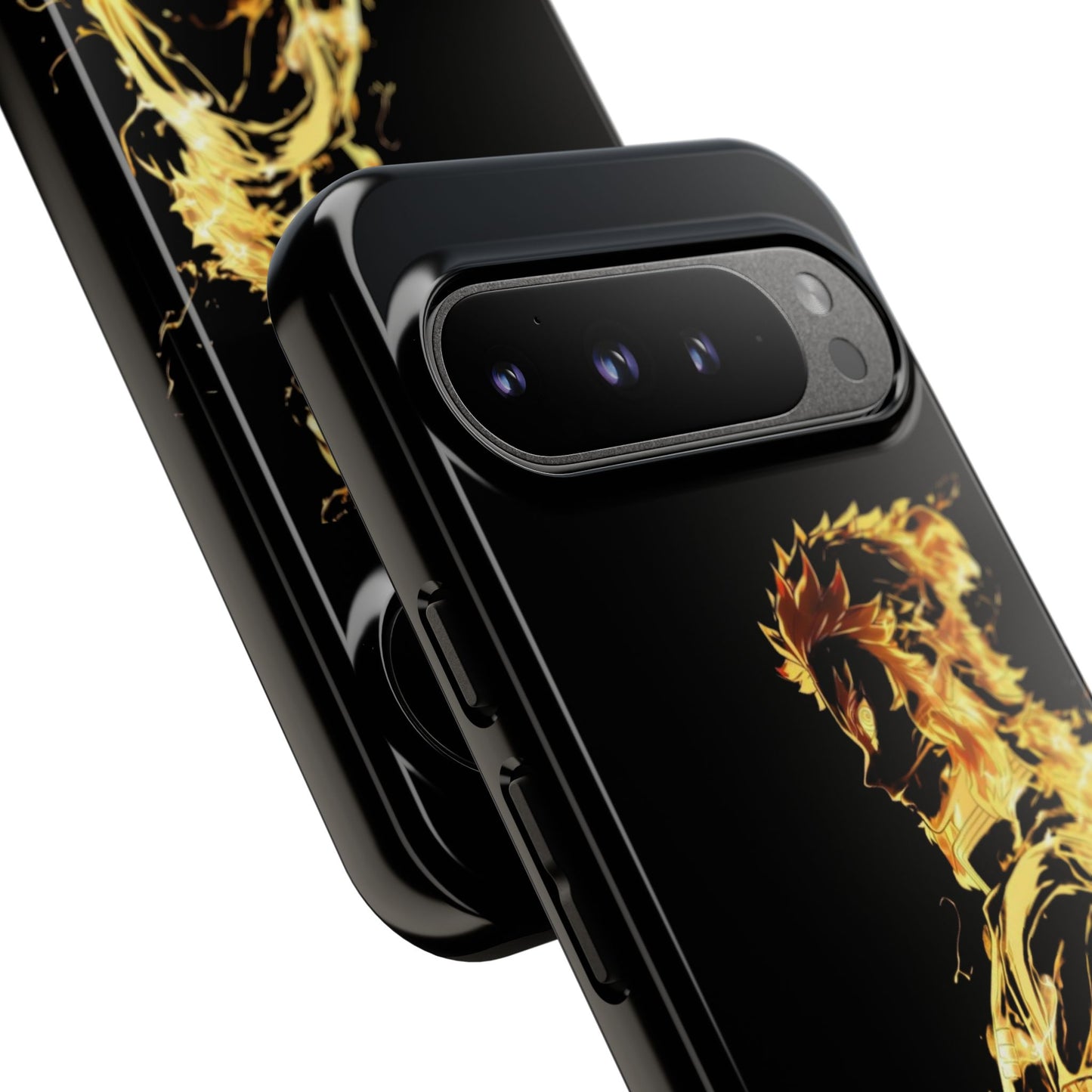 Phone Case - Demon Slayer Rengoku Flame Design Tough Case