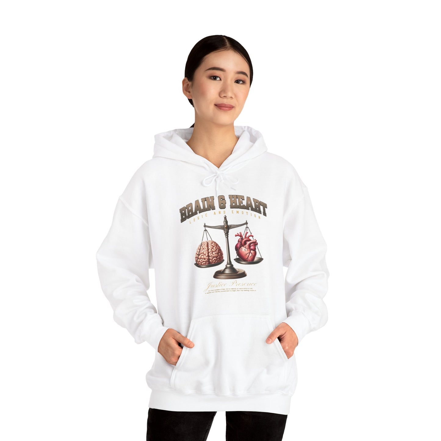 Brain and Heart Unisex Hoodie