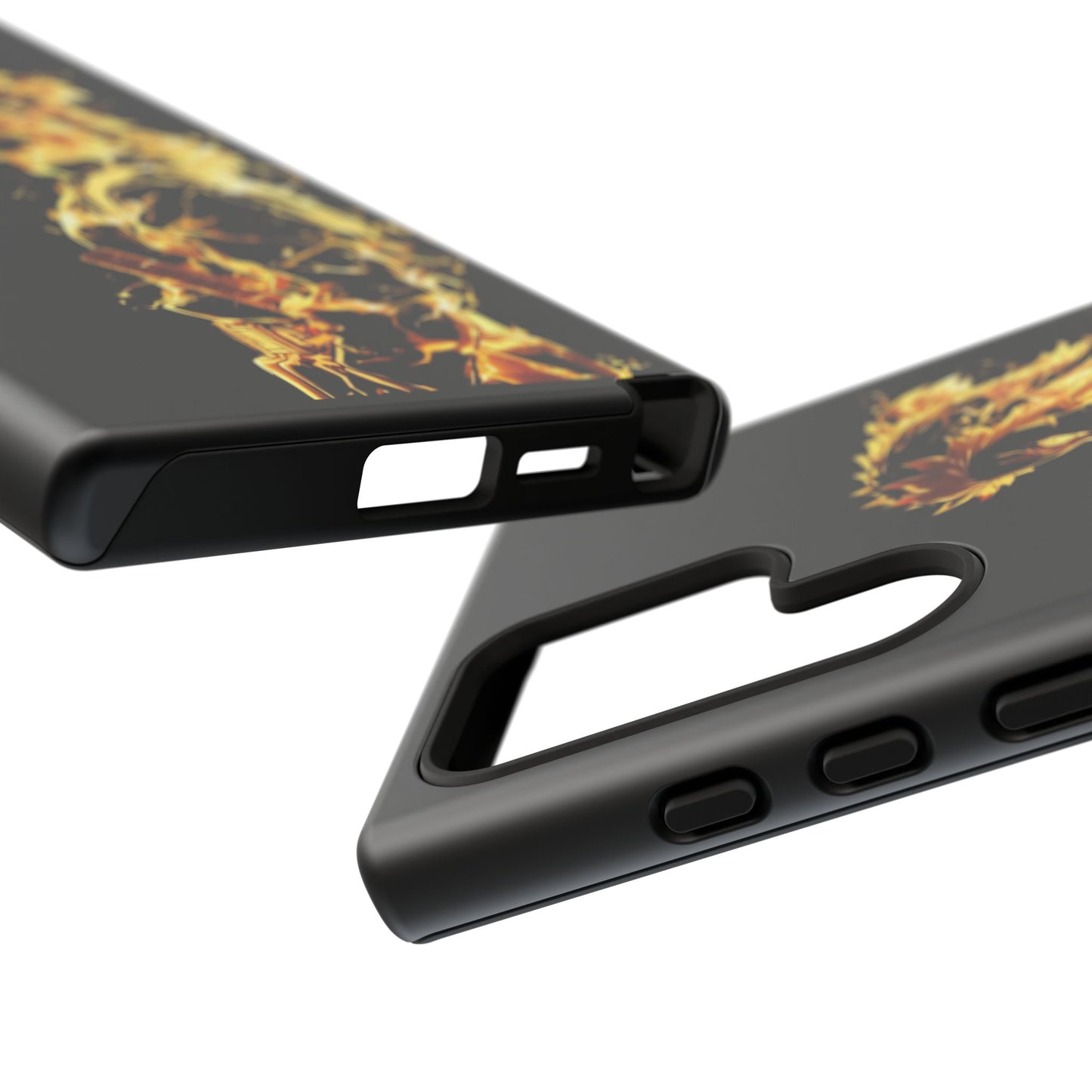 Phone Case - Demon Slayer Rengoku Flame Design Tough Case
