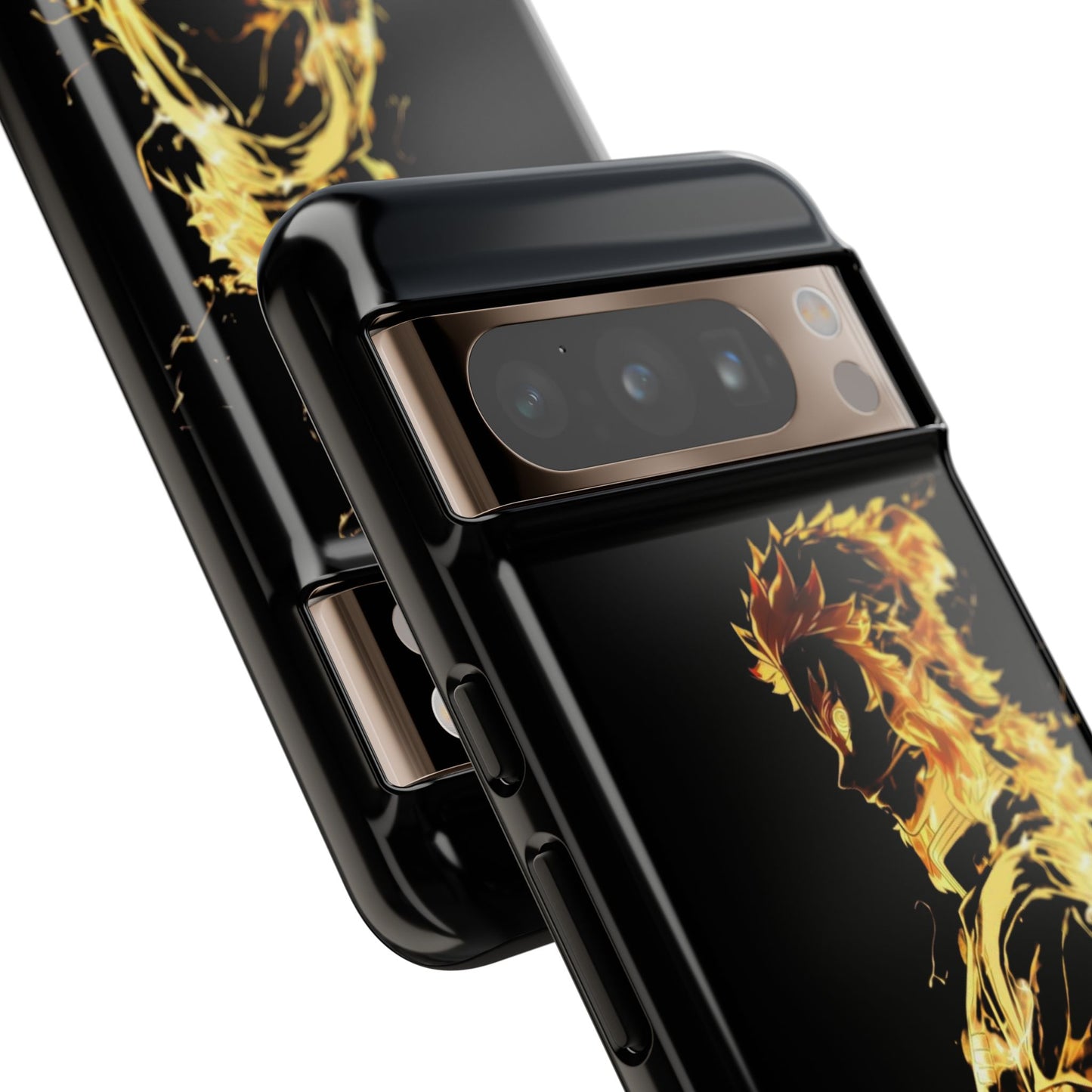 Phone Case - Demon Slayer Rengoku Flame Design Tough Case