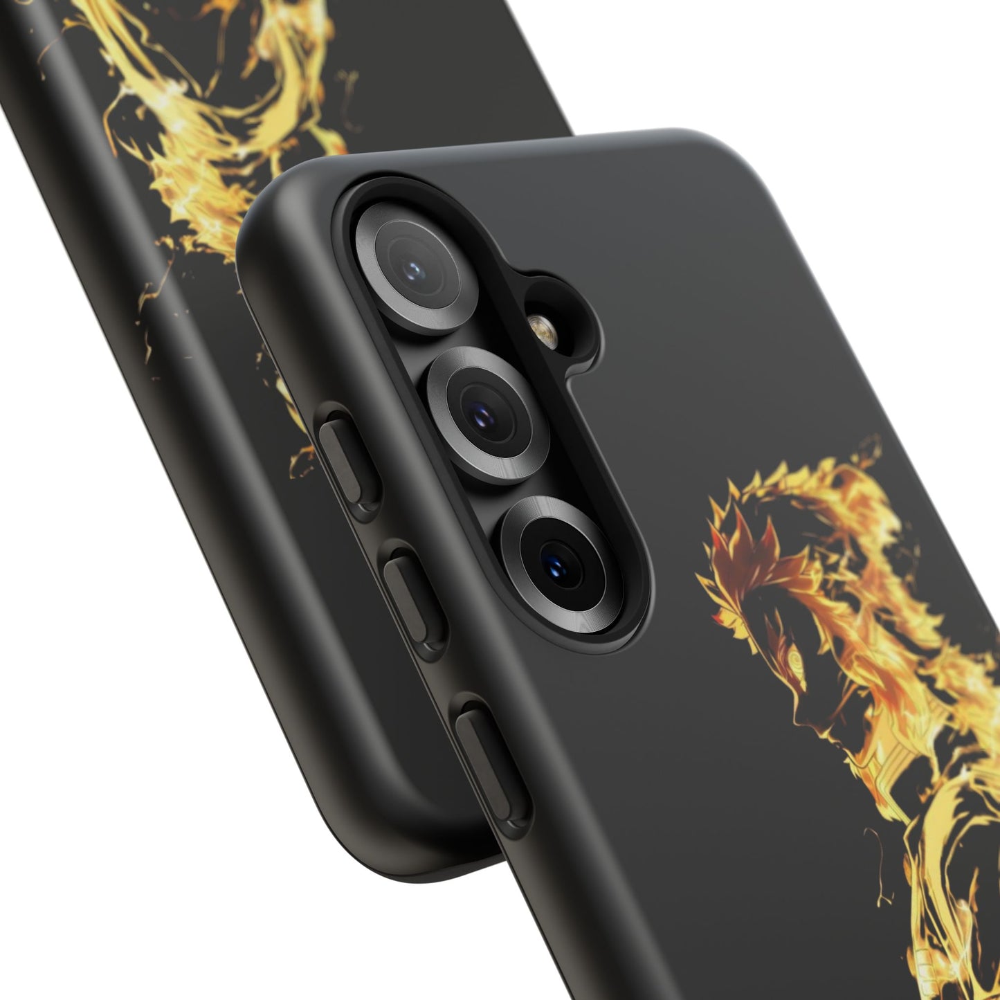 Phone Case - Demon Slayer Rengoku Flame Design Tough Case