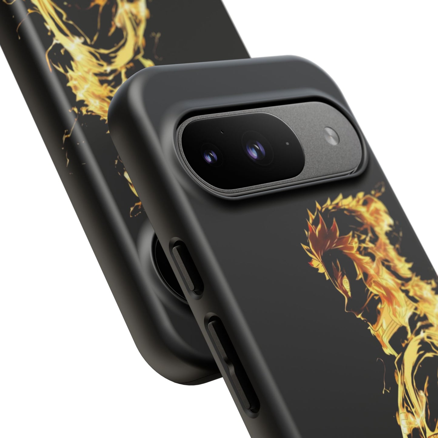 Phone Case - Demon Slayer Rengoku Flame Design Tough Case