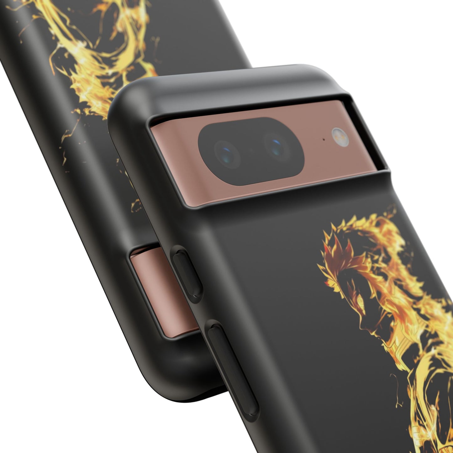 Phone Case - Demon Slayer Rengoku Flame Design Tough Case