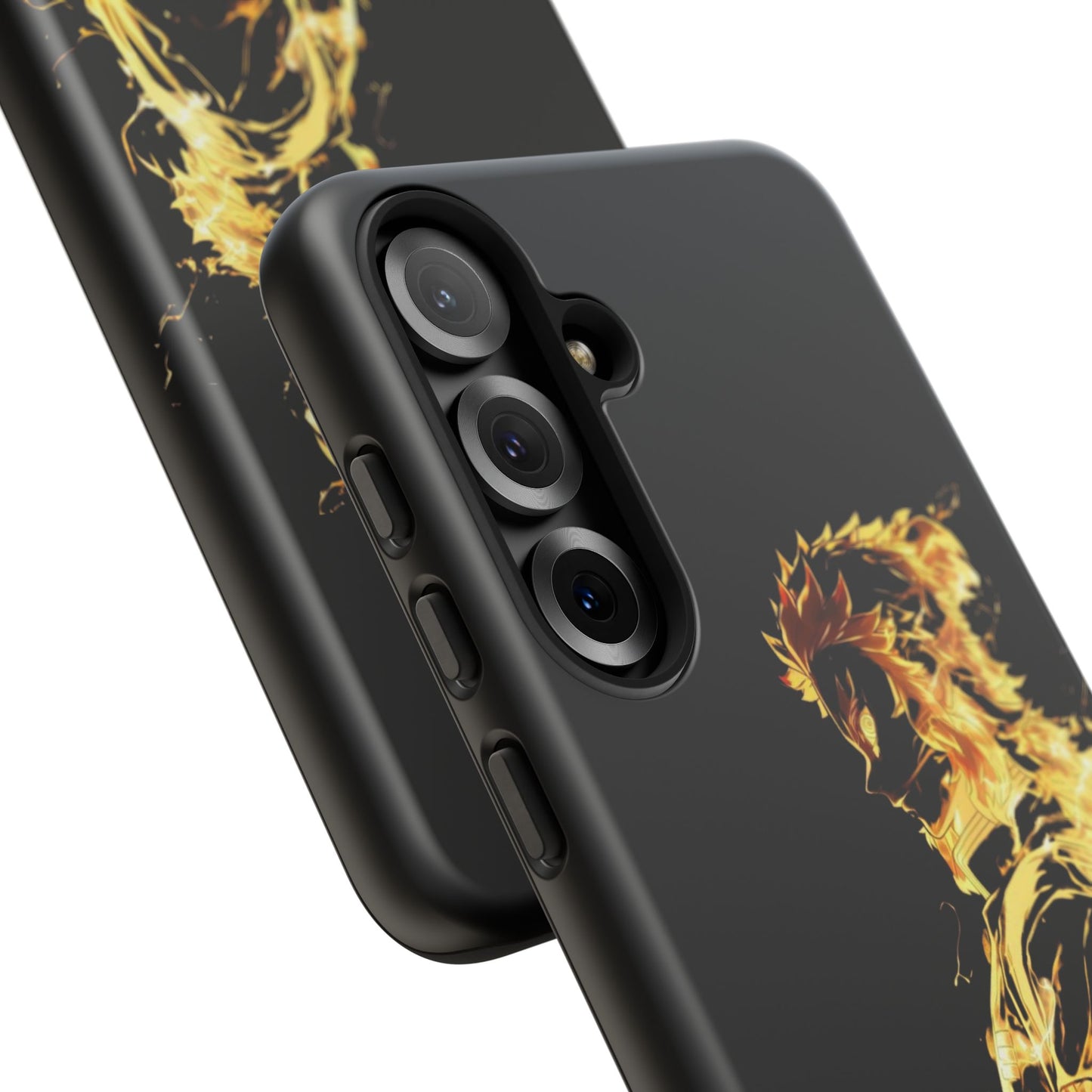 Phone Case - Demon Slayer Rengoku Flame Design Tough Case