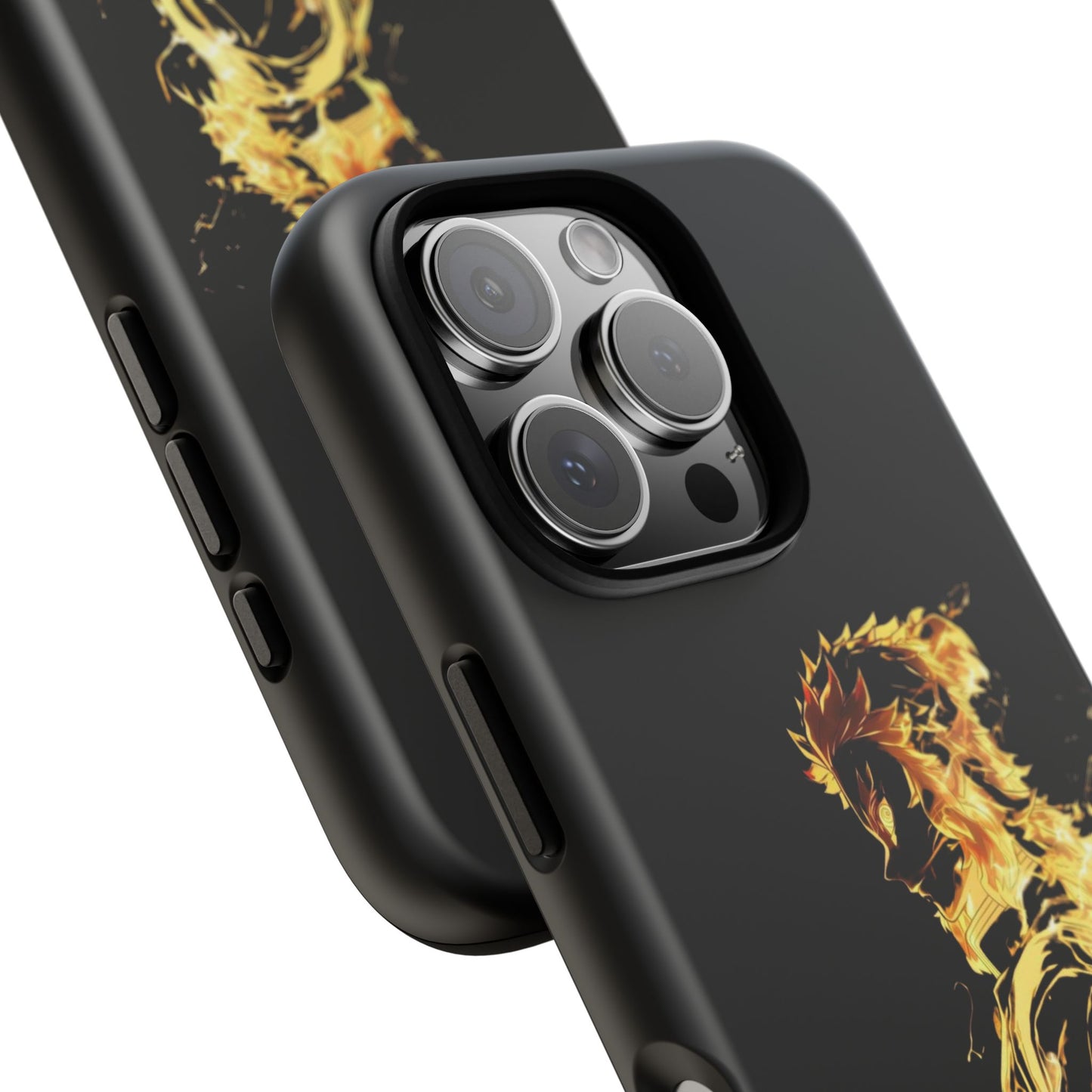 Phone Case - Demon Slayer Rengoku Flame Design Tough Case