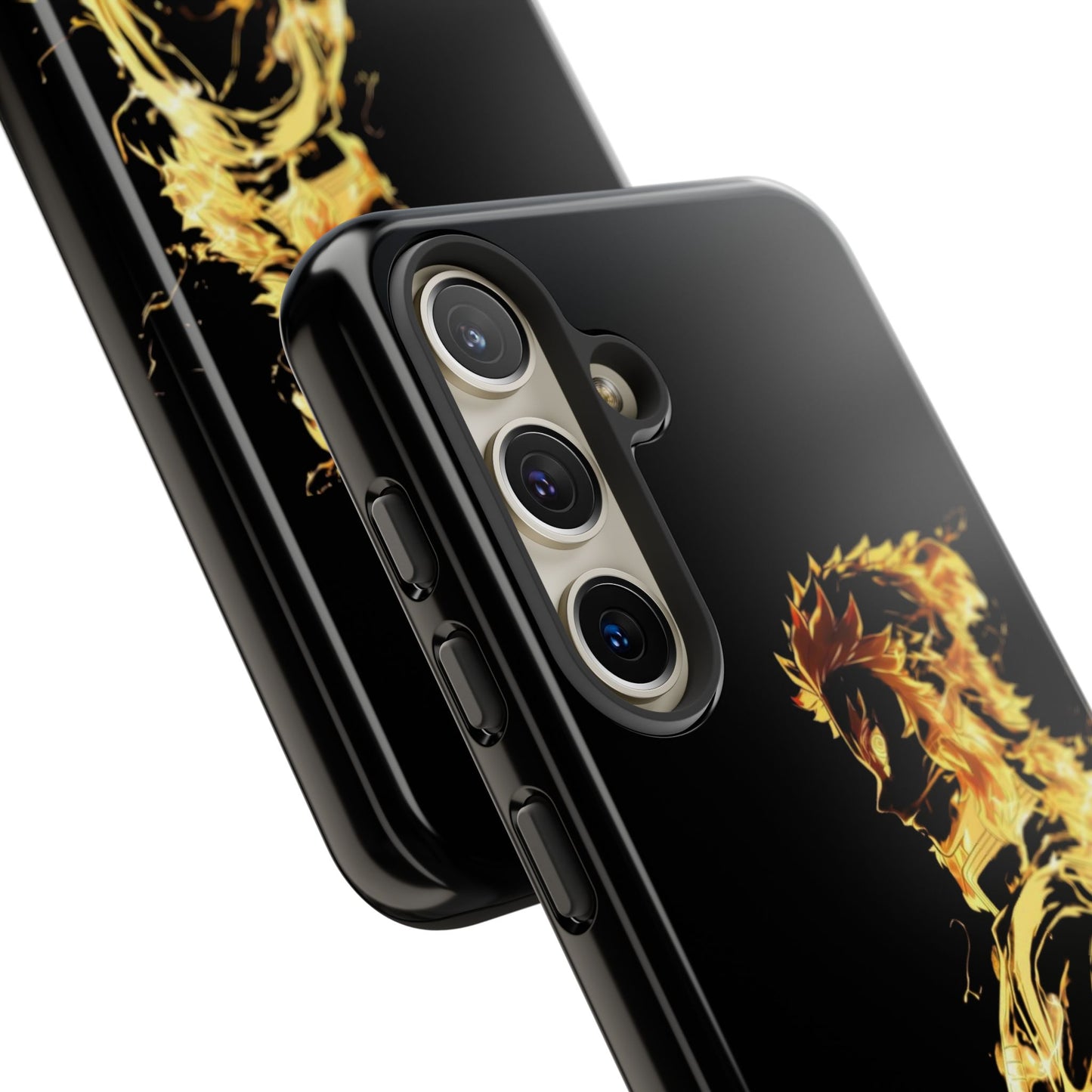 Phone Case - Demon Slayer Rengoku Flame Design Tough Case