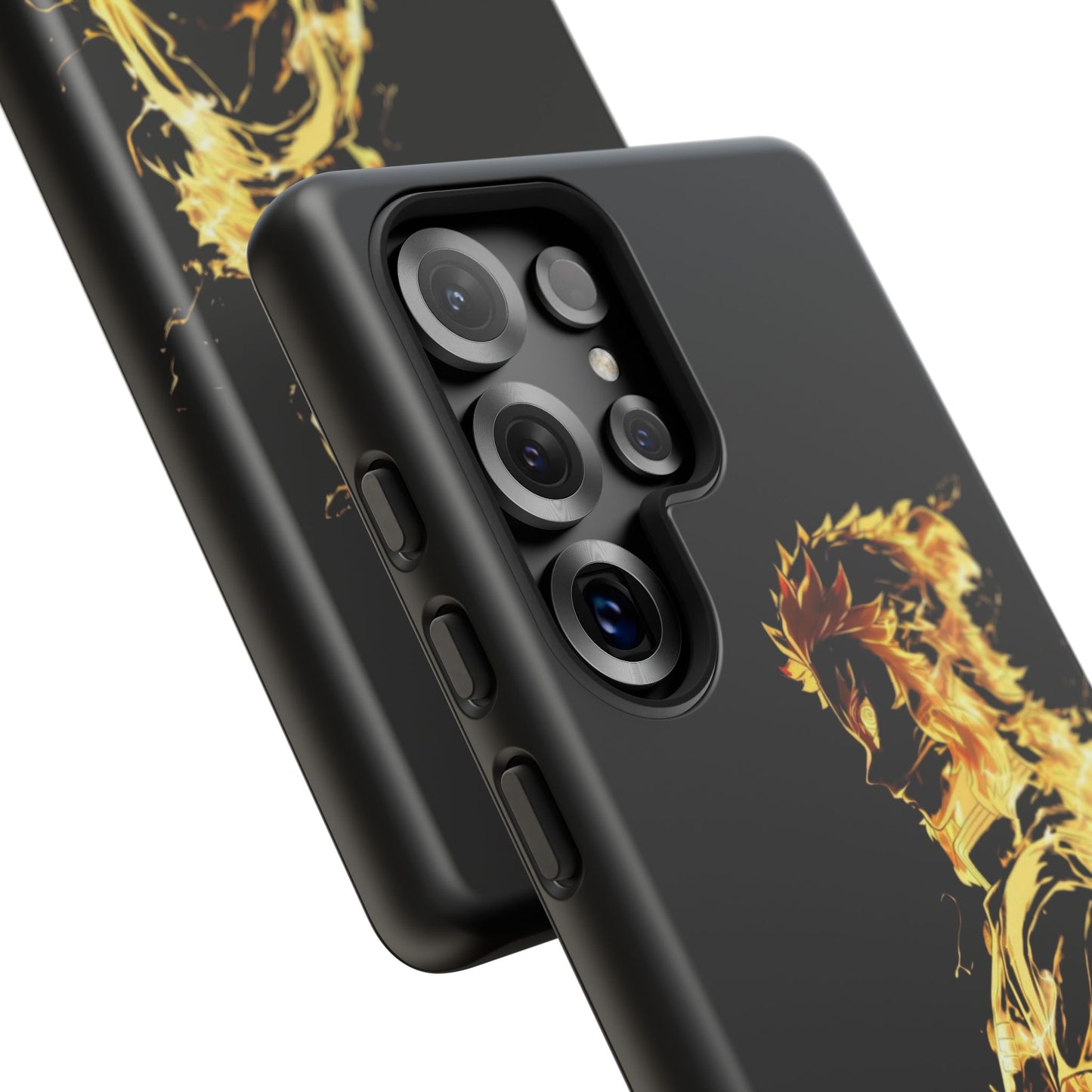 Phone Case - Demon Slayer Rengoku Flame Design Tough Case